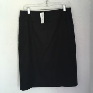 NWT Banana Republic Suit Skirt Black 8 Tall